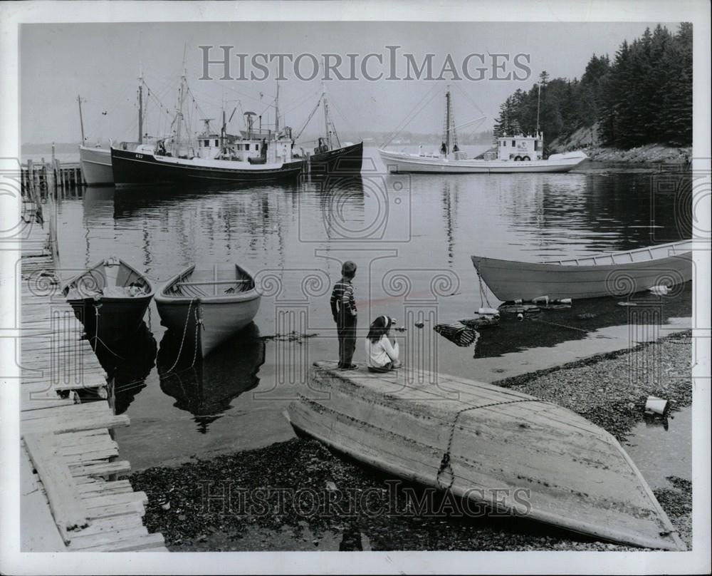 1980 Press Photo West Quoddy Head Light Maine - Historic Images