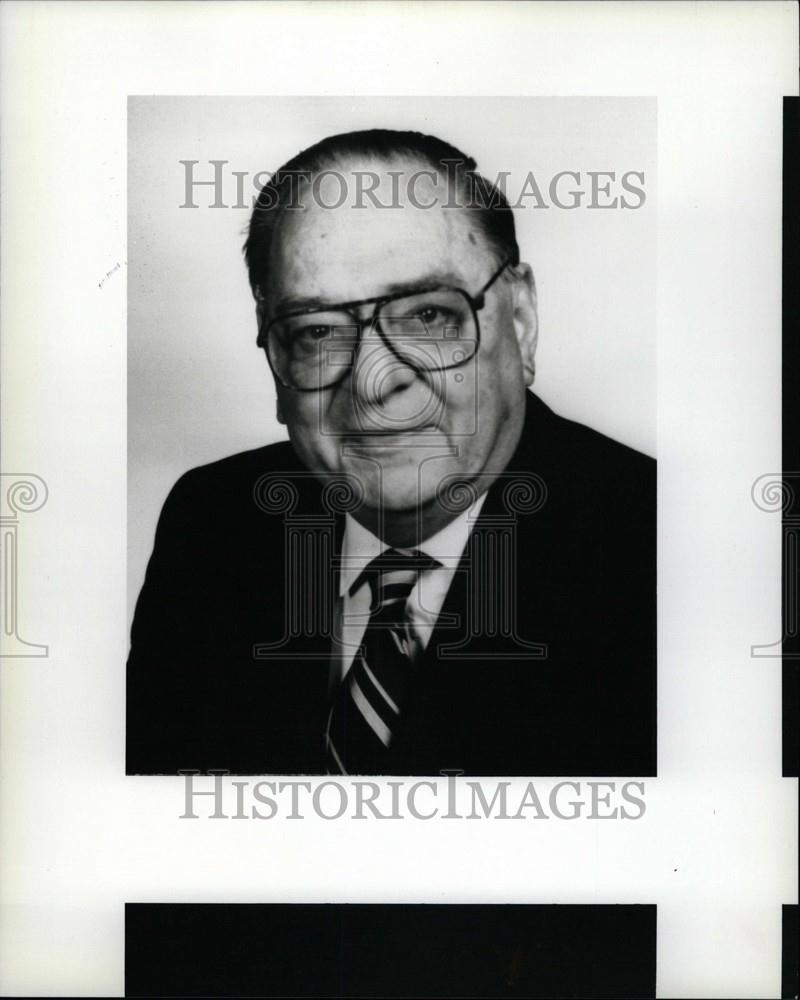 1991 Press Photo Edward Cushman American federal judge - Historic Images