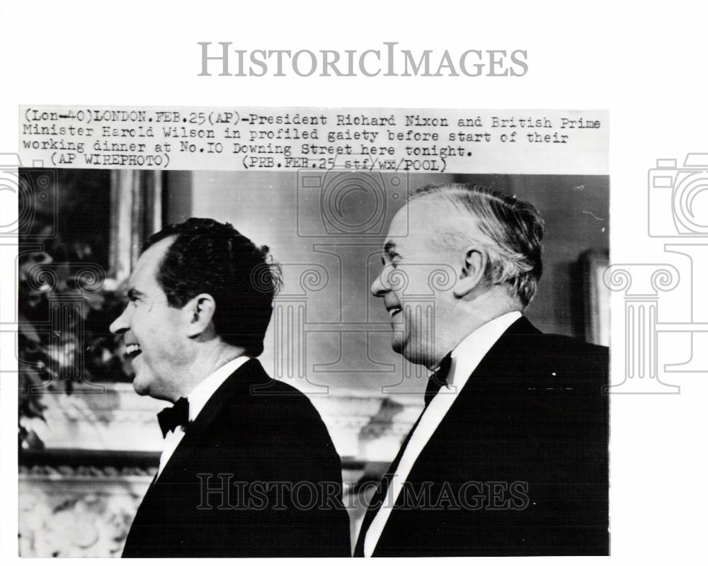 Press Photo Richard Nixon US President - Historic Images