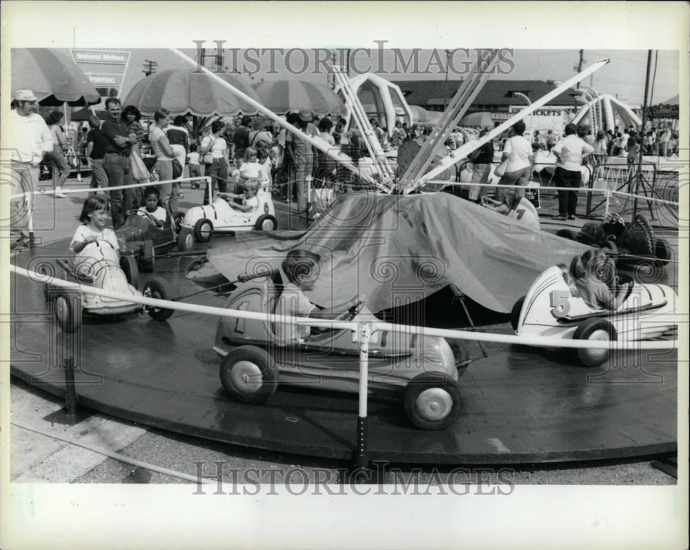 1985 Press Photo Michigan State Fair Game - Historic Images