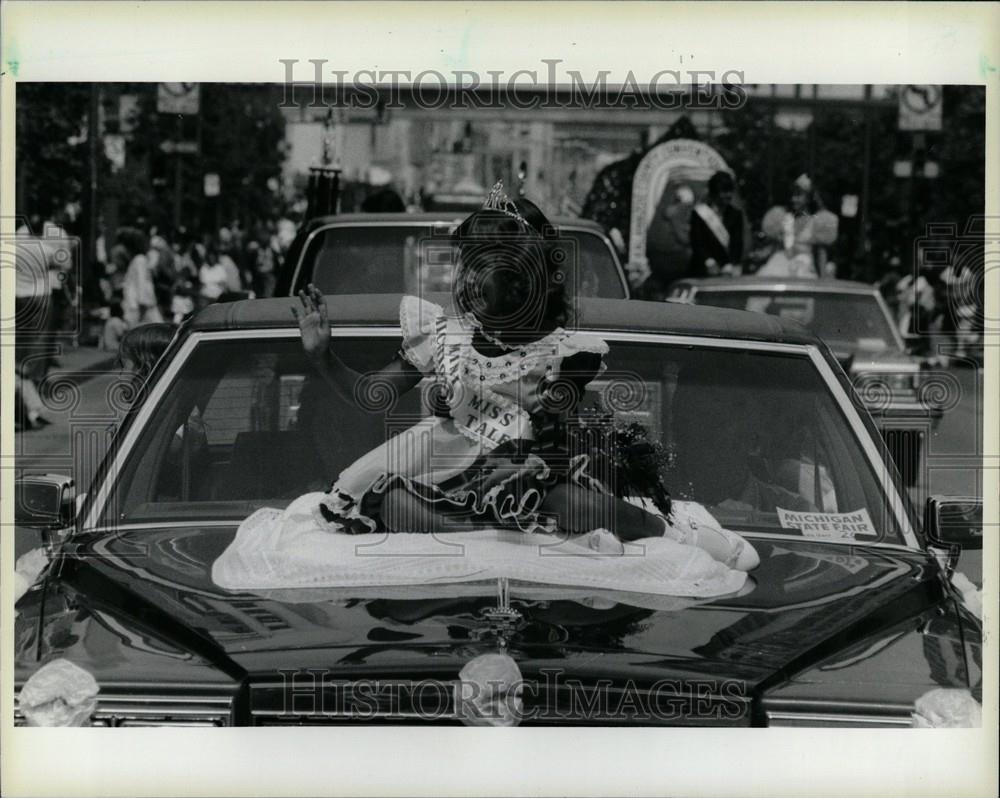 1985 Press Photo Michigan State Fair Nicolle Gauvin - Historic Images