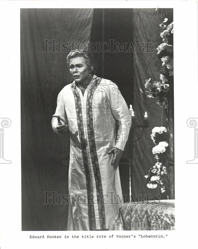 1985 Press Photo Edward Sooter  &quot;Lohengrin&quot; - Historic Images