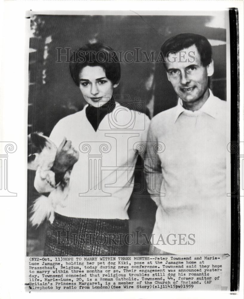1959 Press Photo Peter Townsend Jamagne - Historic Images