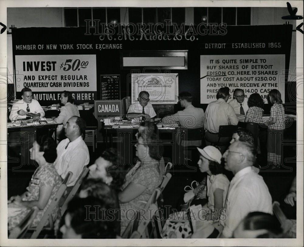 1952 Press Photo A M Kidder And Company County Fair - Historic Images