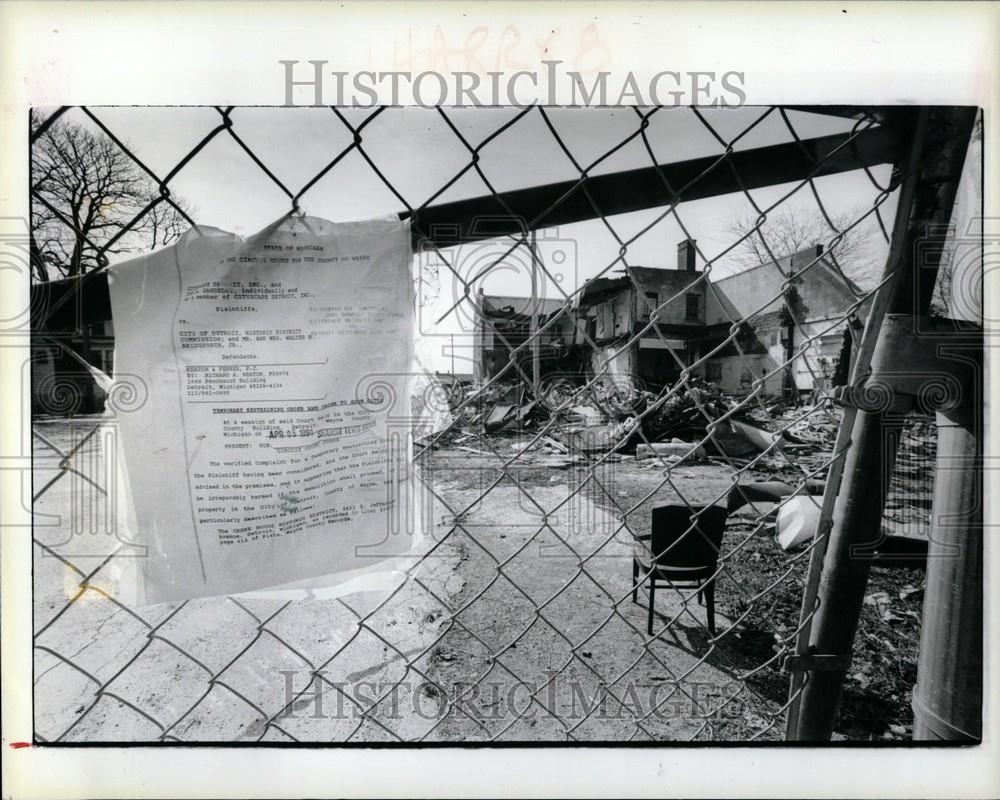 1991 Press Photo harrys larned street restaurant - Historic Images