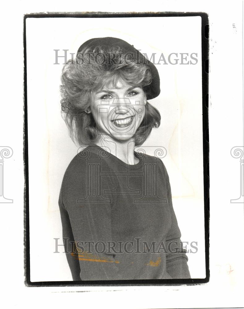 1991 Press Photo Blond Long Curls - Historic Images