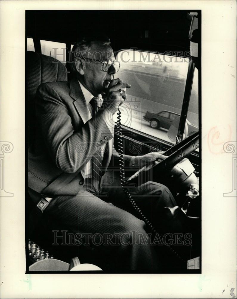 1987 Press Photo Earl Sparkman Michigan Emergency Pat - Historic Images