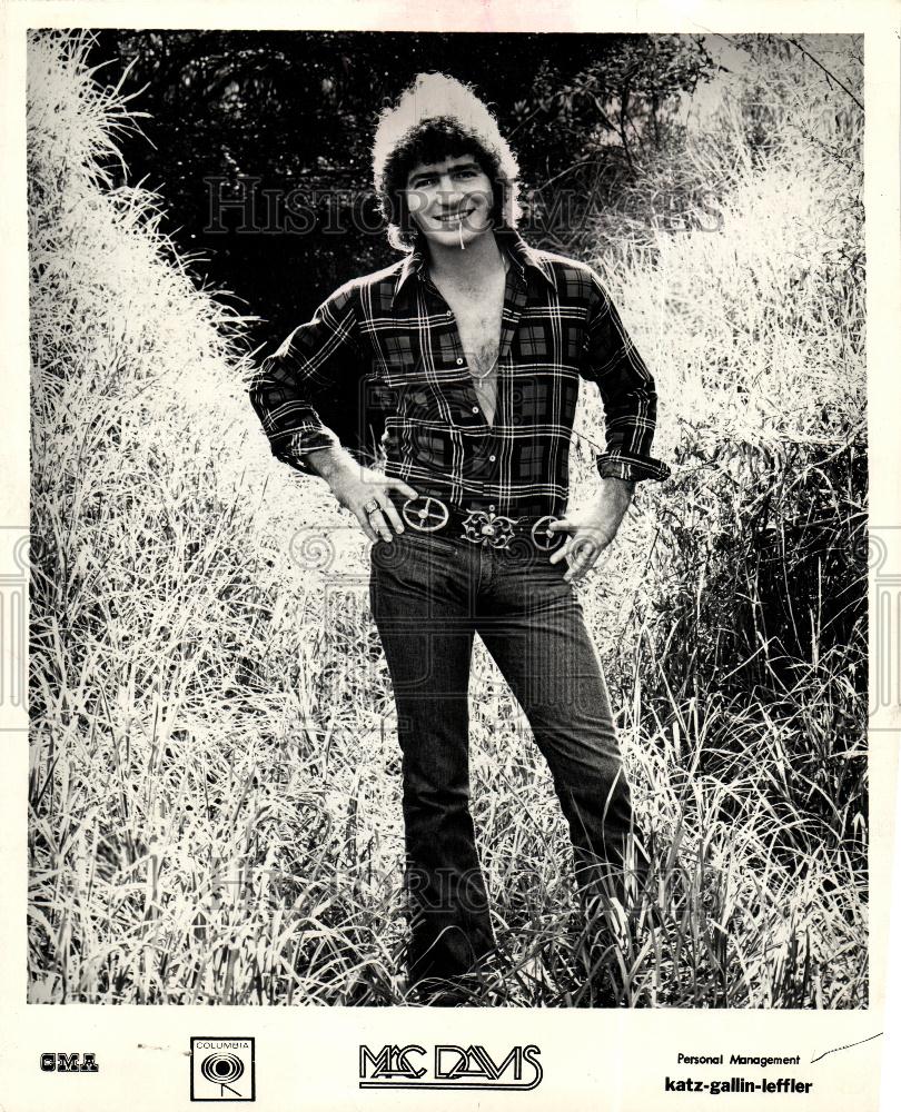 1973 Press Photo Mac Davis country music singer Lubbock - Historic Images