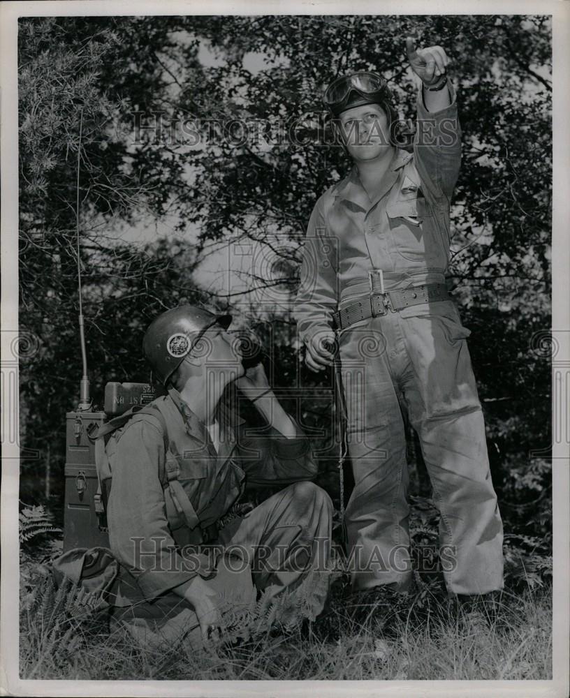 1950 Press Photo James Schutte Michigan National Guard - Historic Images