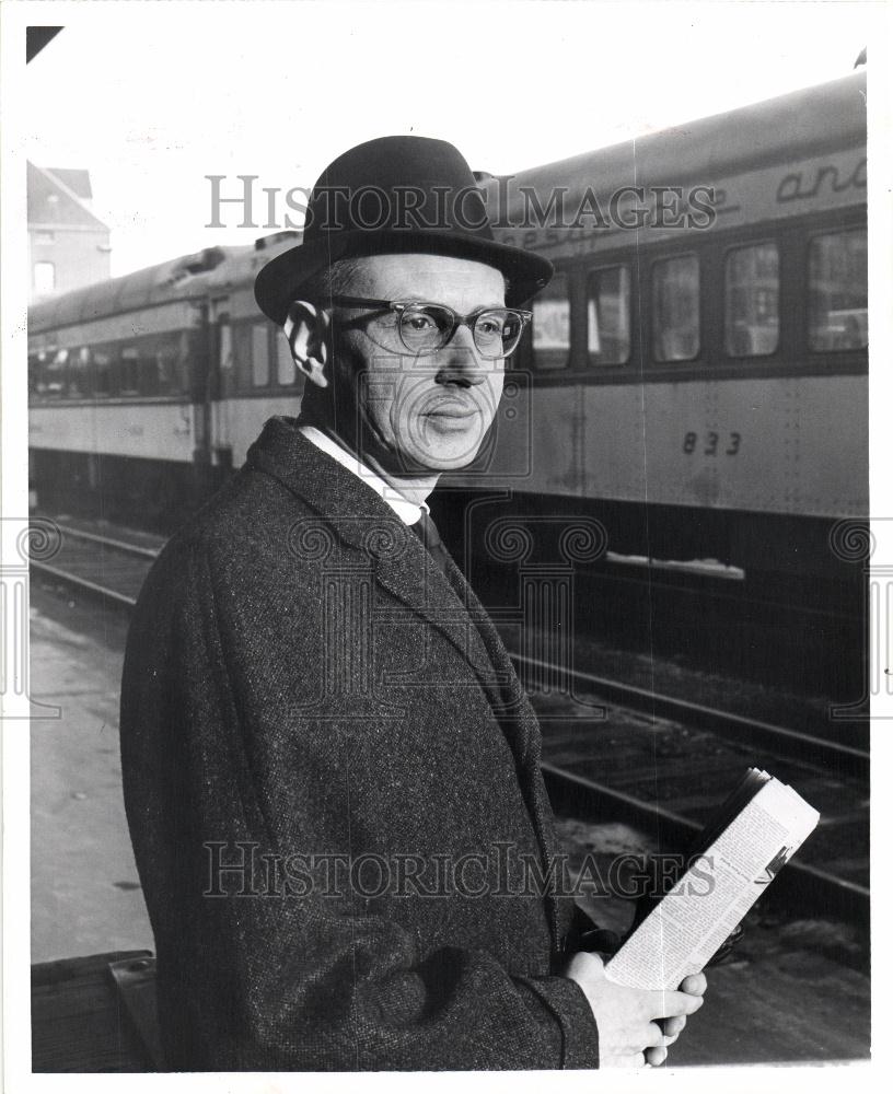 Press Photo George Moffett Ward Candidate - Historic Images
