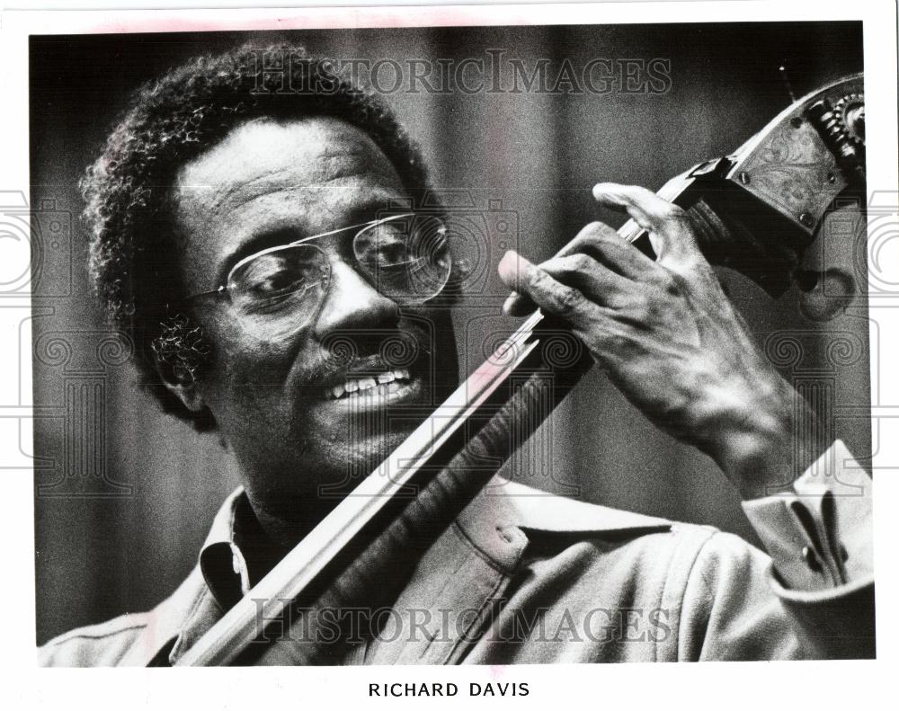 1986 Press Photo Richard Davis Musician - Historic Images