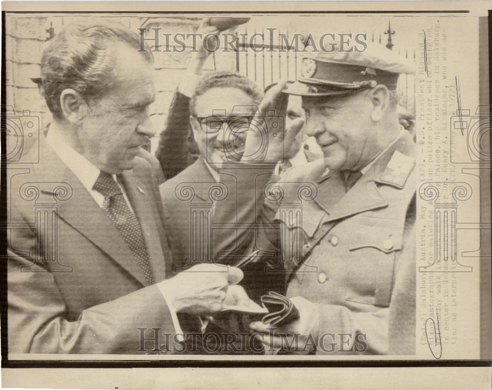 1976 Press Photo US President Richard Nixon - Historic Images