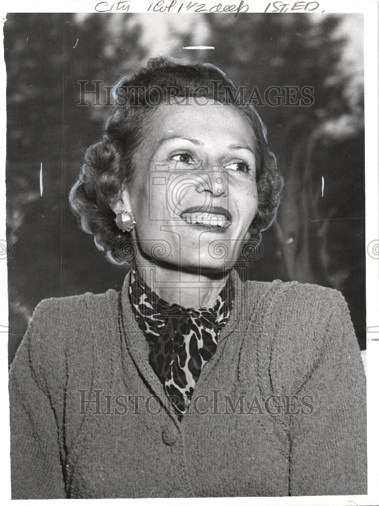 1958 Press Photo Mrs. Richard Nixon First Lady - Historic Images