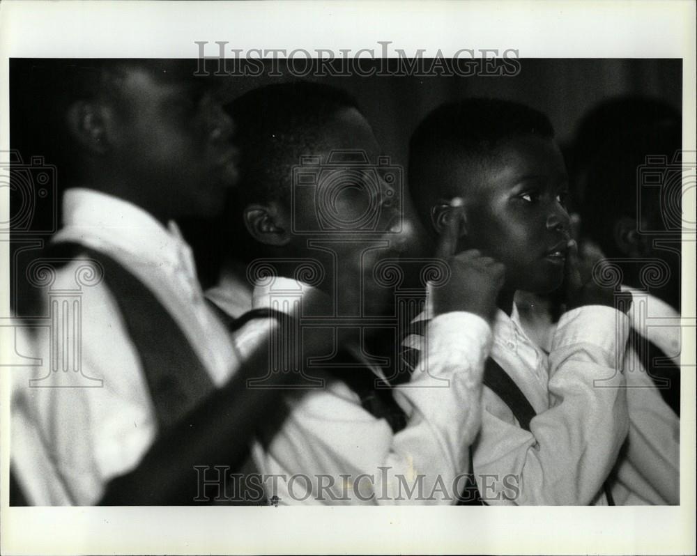 1993 Press Photo Malcolm X Academy Detroit - Historic Images