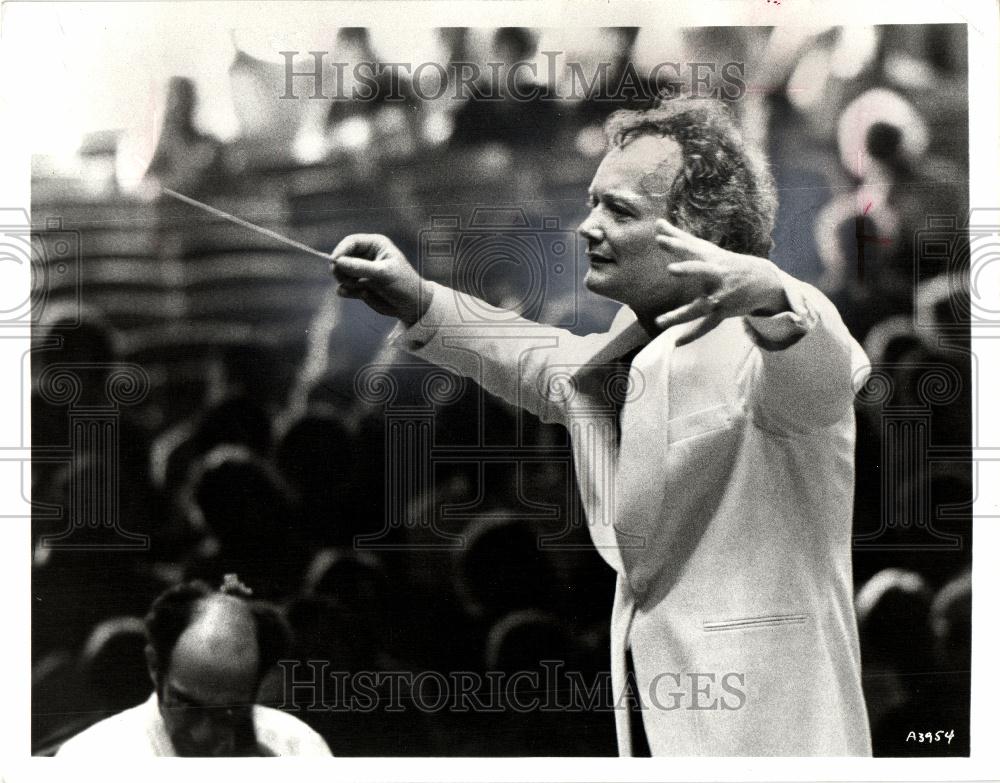 1976 Press Photo Klaus Tendstadt Detroit Symphony - Historic Images