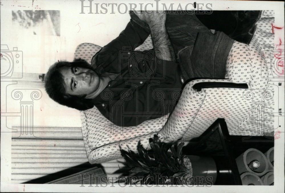 1987 Press Photo Neil Diamond  impersonator  Ken Ingle - Historic Images