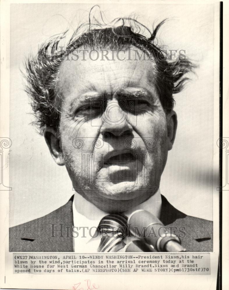 1978 Press Photo richard nixon 37th president of us - Historic Images