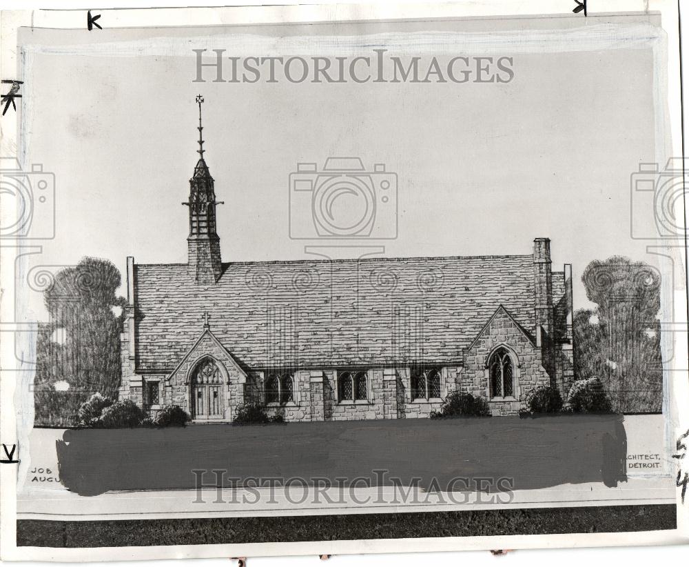 1951 Press Photo Methodist Children's village. - Historic Images