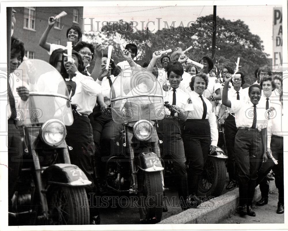 1967 Press Photo Meter Maids - Historic Images