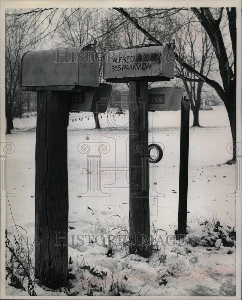 1968 Press Photo mailboxes parkview - Historic Images