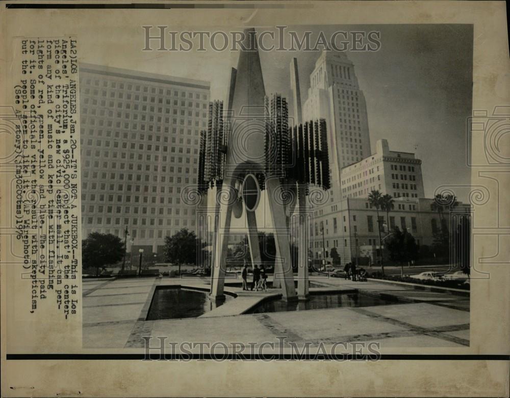 1976 Press Photo Los Angeles Triforium - Historic Images