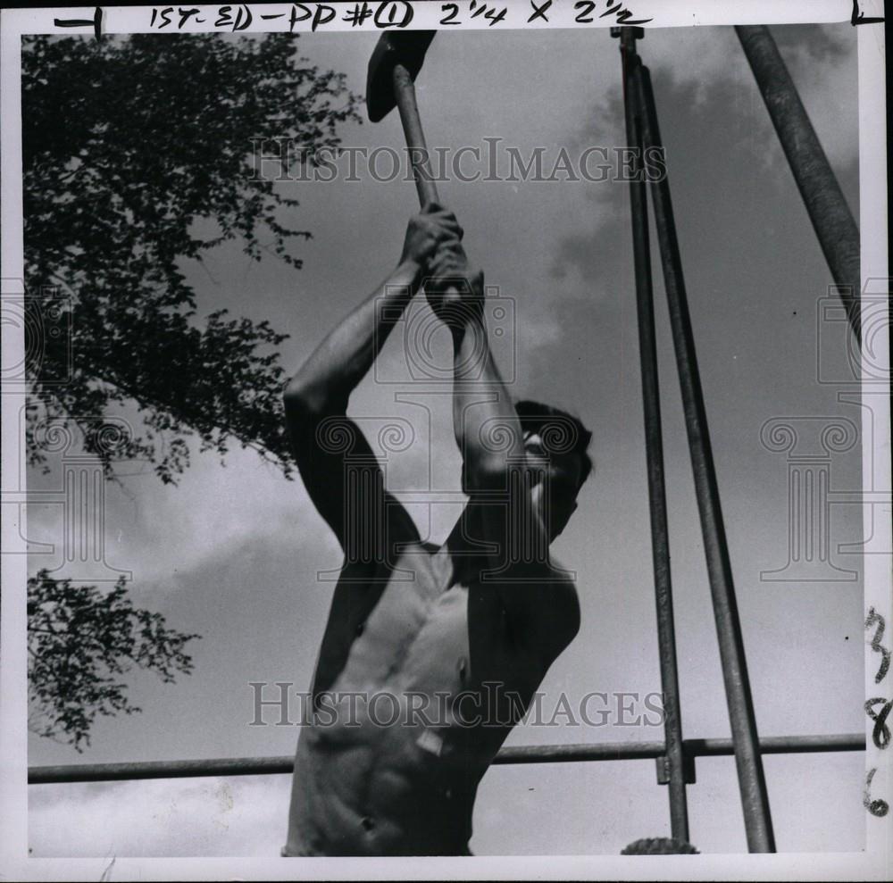 1955 Press Photo Michigan State Fair - Historic Images