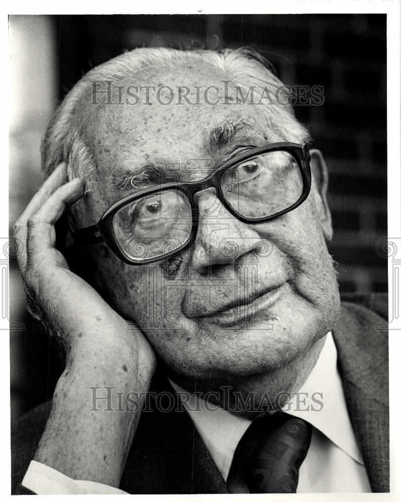1981 Press Photo Sterling A Brown Professor Poet Critic - Historic Images