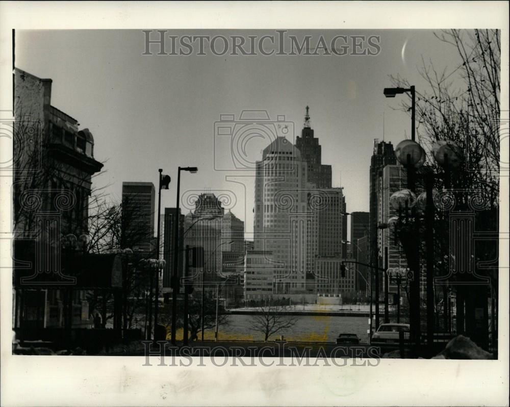 1990 Press Photo skyscraper Madden building Jeffrey - Historic Images