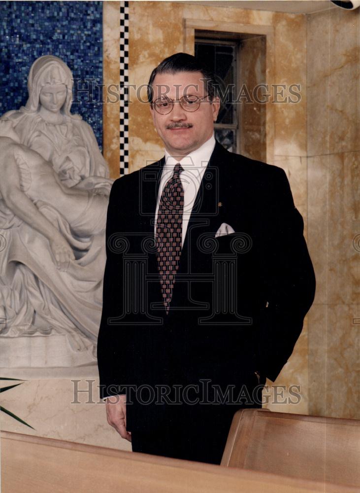 Press Photo Anthony R. Tersigni President St. John - Historic Images