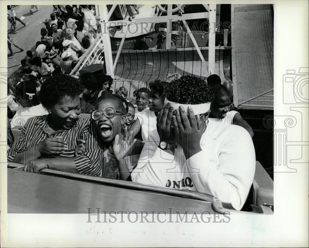 1985 Press Photo Michigan State Fair Carol Washington - Historic Images