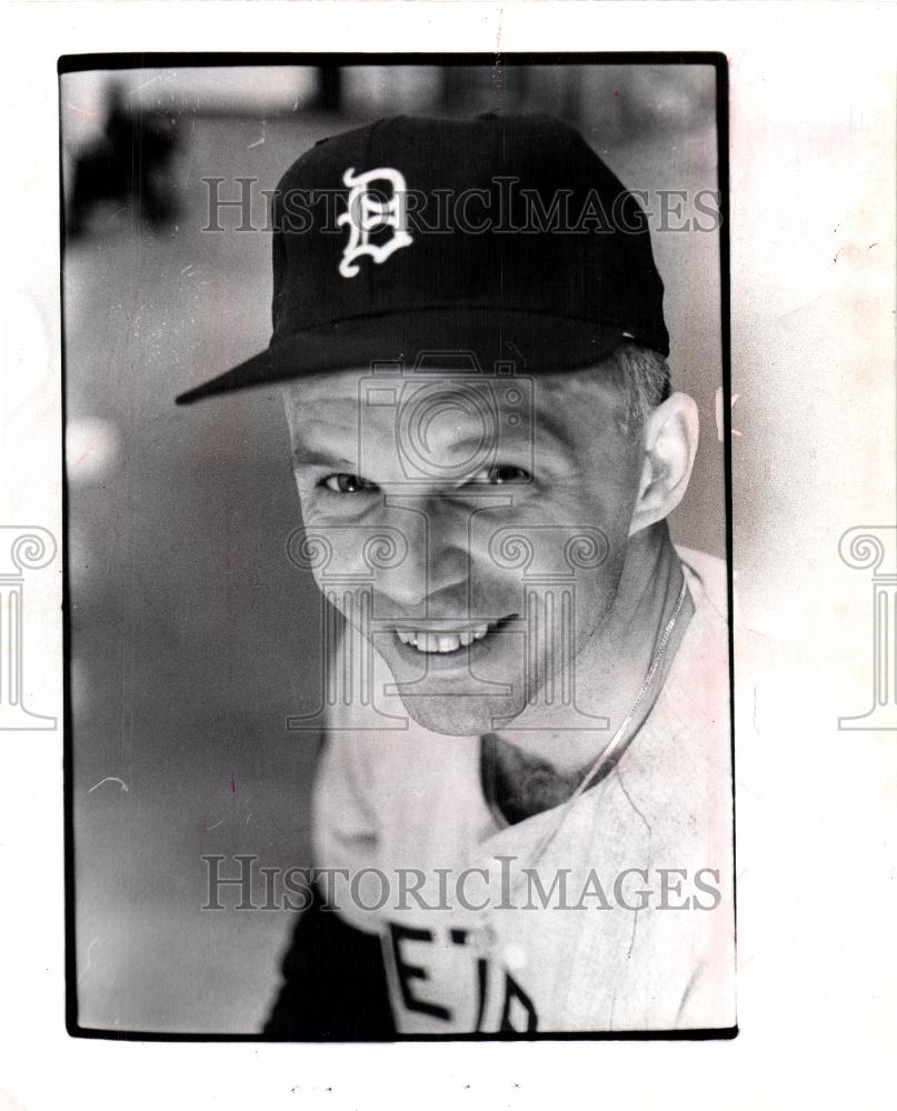 1968 Press Photo Dick Tracewski Baseball Player - Historic Images