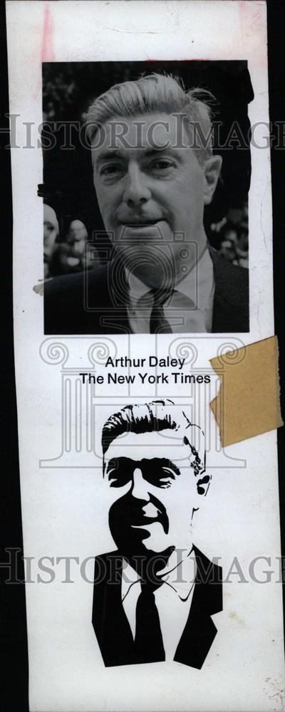 Press Photo Arthur Daley - Historic Images