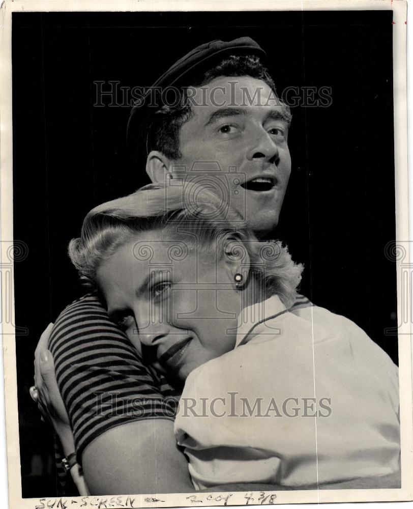 1956 Press Photo Arthur Maxwell, Karen Ford - Historic Images