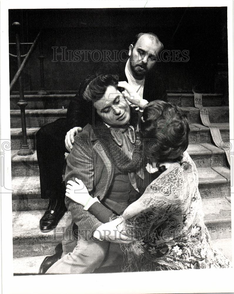 1988 Press Photo Roman Terleckyj Boheme Michigan Opera - Historic Images