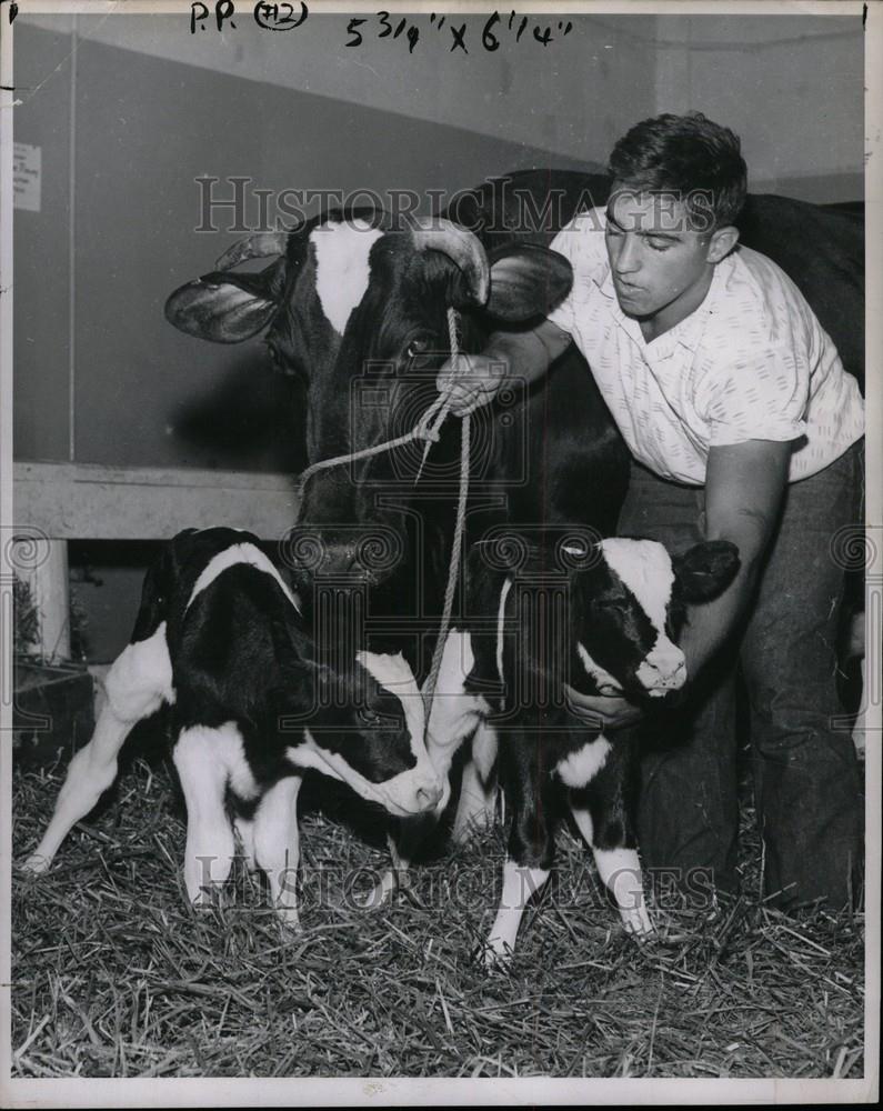 1957 Press Photo Michigan State Fair - Historic Images