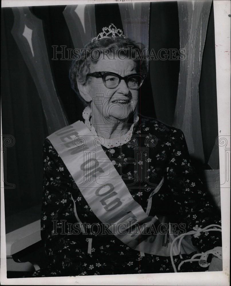 1966 Press Photo State Fair Old Timer Queen Martha Maas - Historic Images