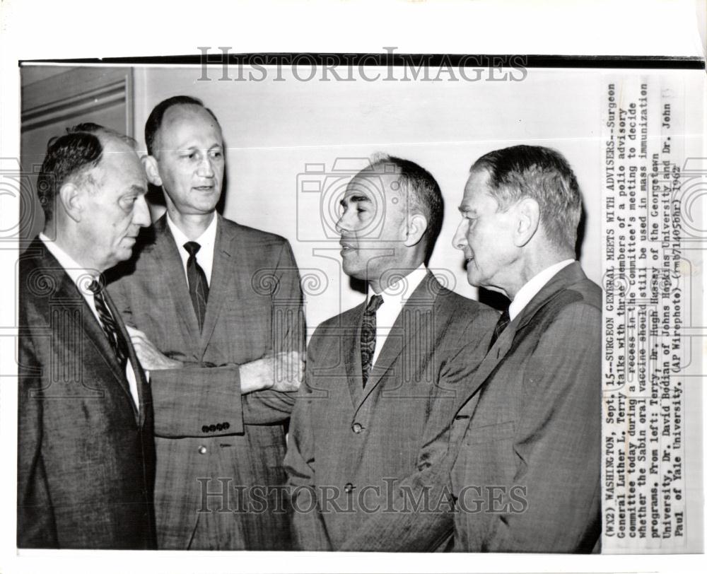 1962 Press Photo Sabian Surgeon General Vaccine - Historic Images