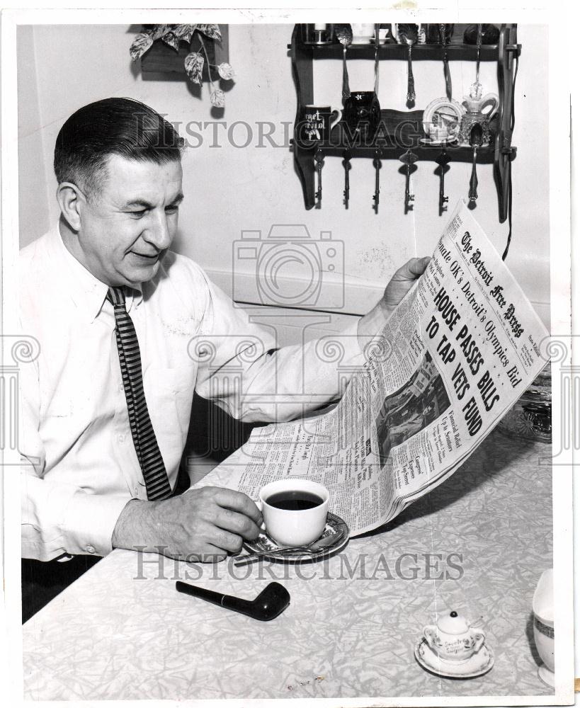 1959 Press Photo Grand Rapids Mayor Stanley Davis - Historic Images