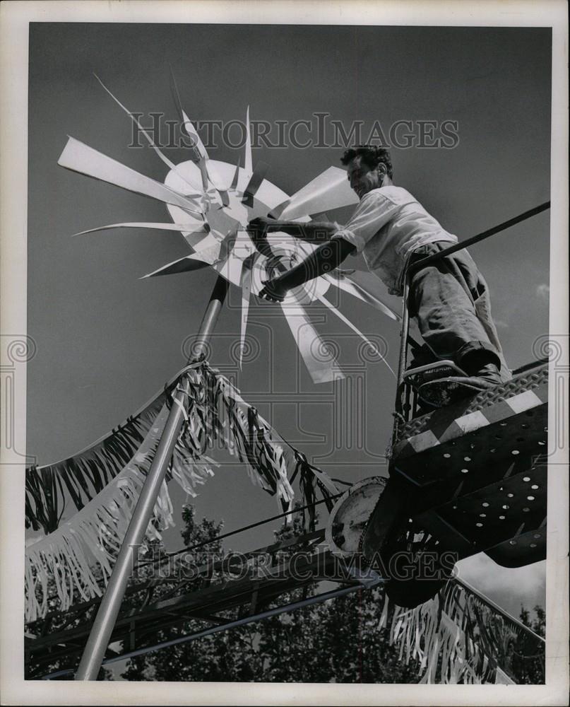 Press Photo Michigan State Fair - Historic Images