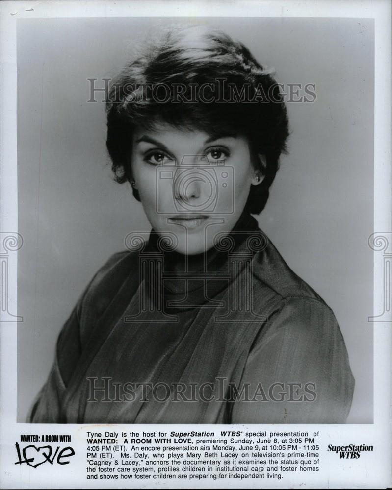 1986 Press Photo Tyne Daly American actress - Historic Images