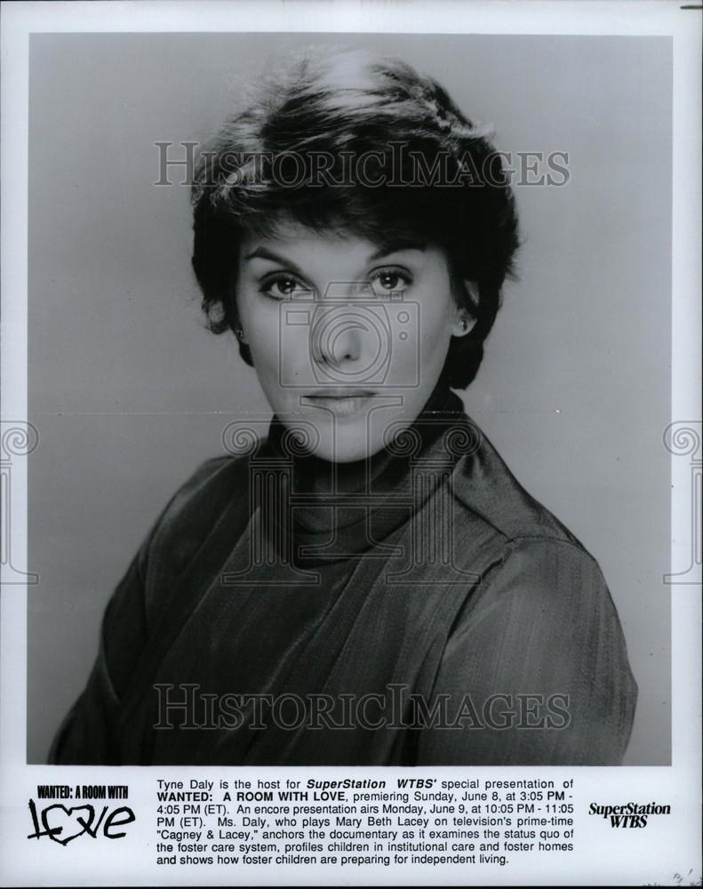 1986 Press Photo Tyne Daly American actress - Historic Images