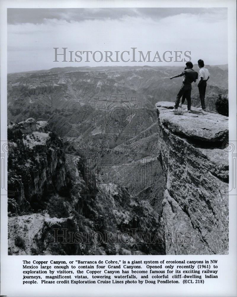 Press Photo Copper Canyon Barranca de Cobre - Historic Images