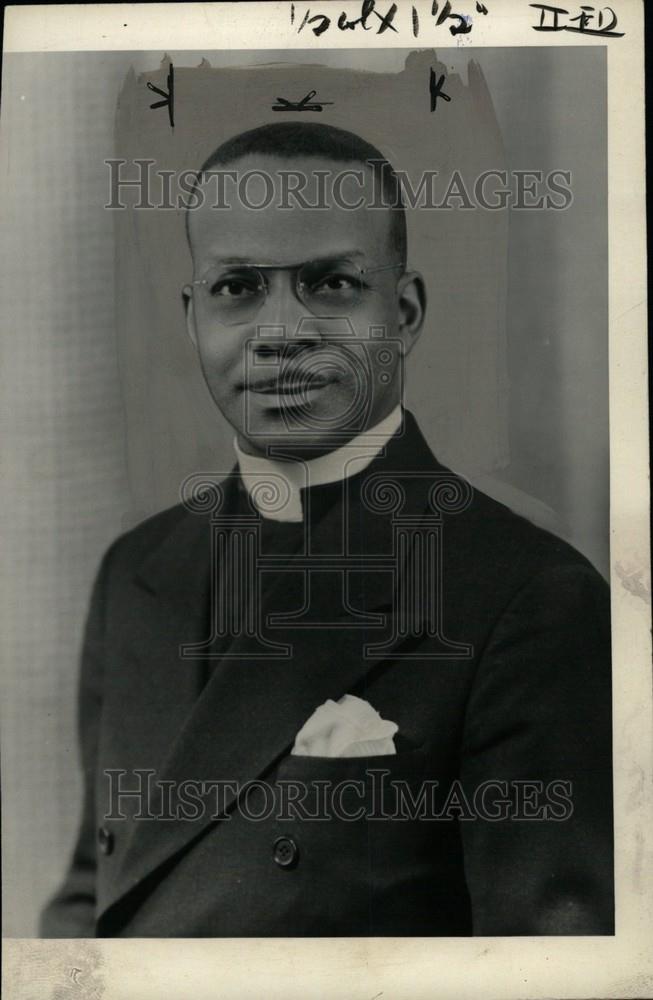 1954 Press Photo Malcolm Dade Reverend - Historic Images