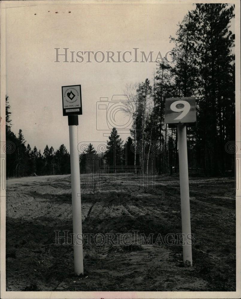 Press Photo Michigan Consolidated Gas Co. - Historic Images