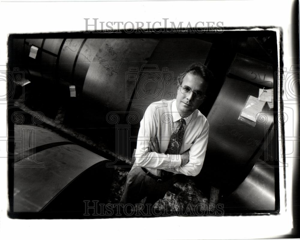 1992 Press Photo Rick Davis president Davis Industries - Historic Images