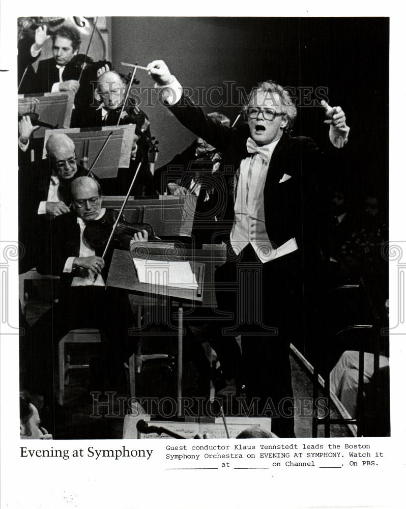 1978 Press Photo Evening at Symphony Klaus Tennstedt - Historic Images