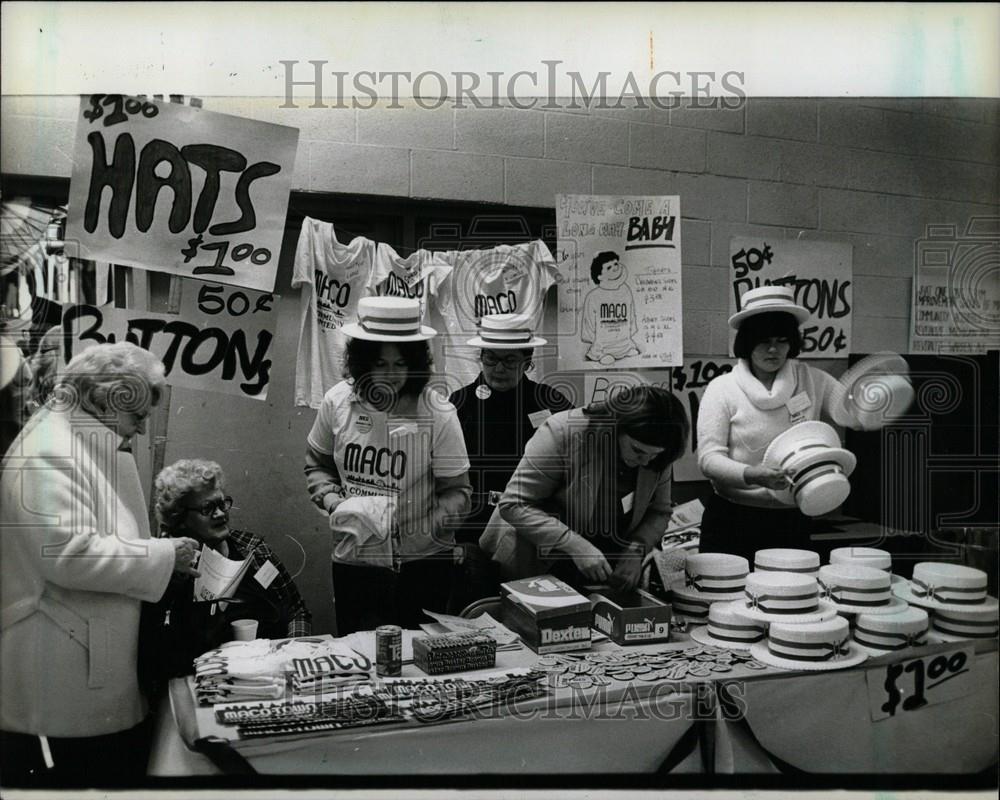 1986 Press Photo Michigan Avenue Community Organization - Historic Images