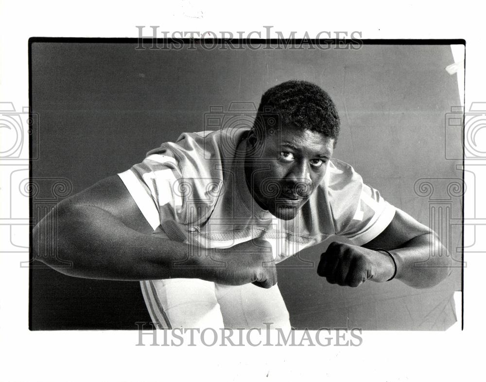 1986 Press Photo Lomas Brown - Historic Images