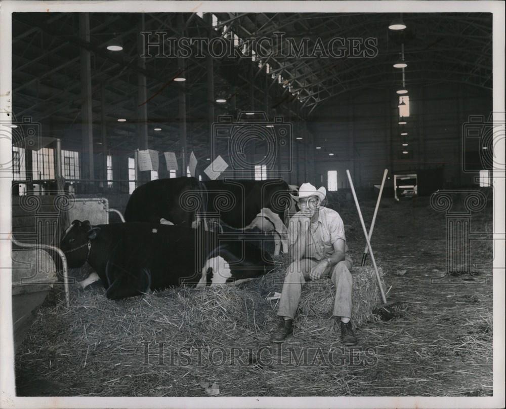 1969 Press Photo Michigan State Fair Jack Detmers - Historic Images