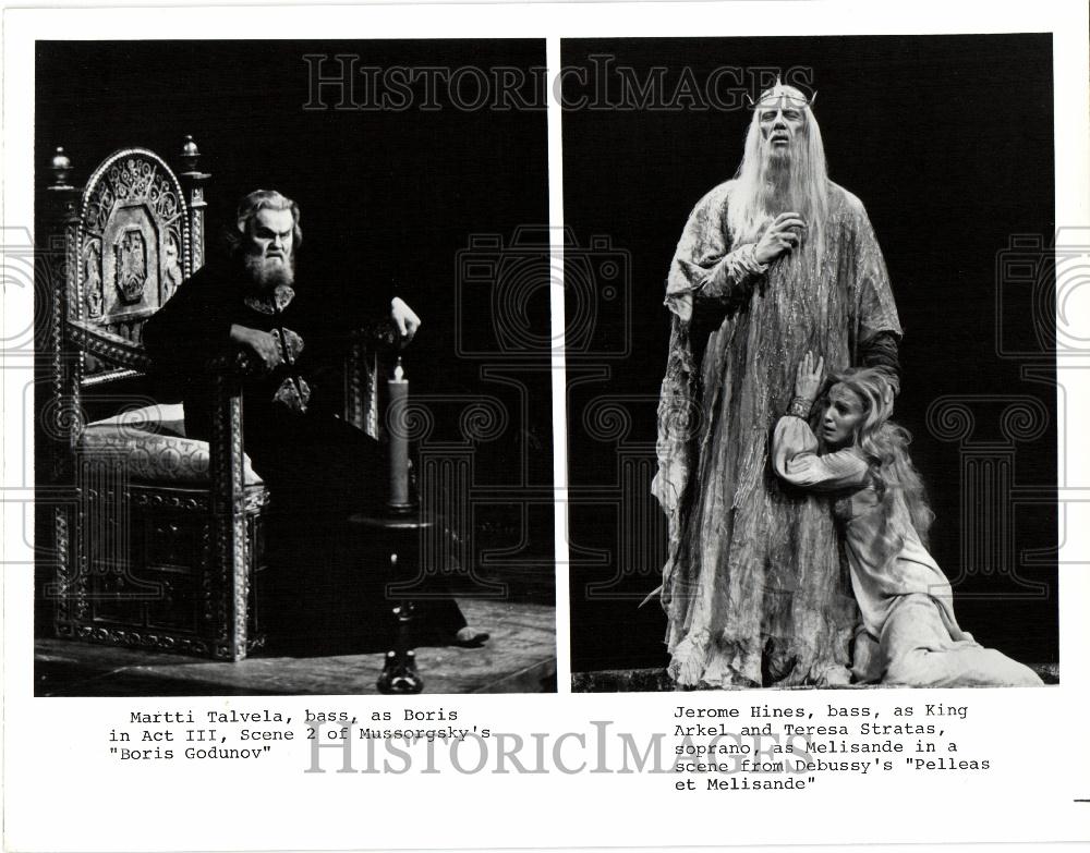 1983 Press Photo Martti Talvela Jerome Hines - Historic Images